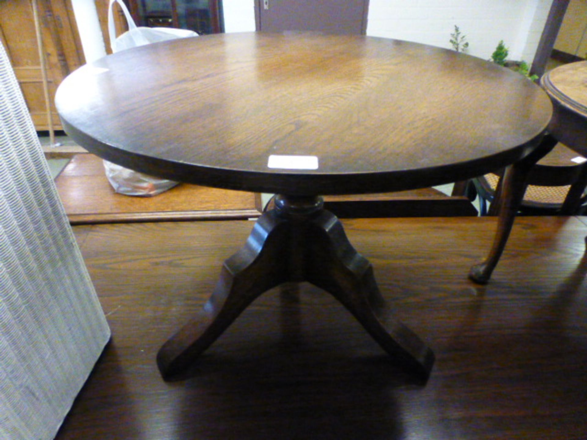 A modern oak occasional table