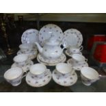 A Colclough china tea set