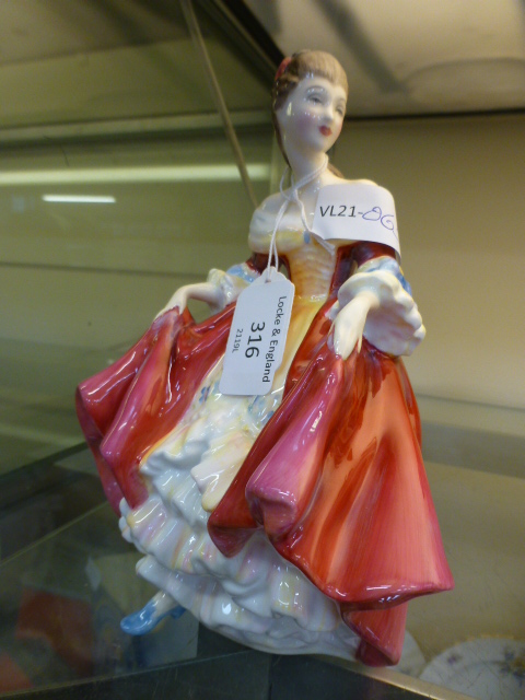 A Royal Doulton figure Southern Belle HN2229