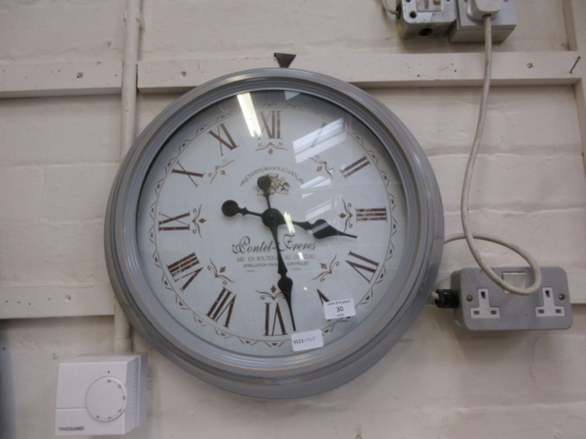 A modern wall clock