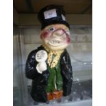A late 19th century novelty character jug