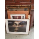 A selection of modern framed and glazed prints of various subjects to include 'Dawn of Victory',