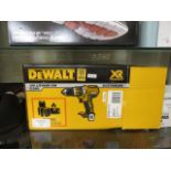 A Dewalt 18V lithium iron drill CONDITION REPORT: Two batteries and charger