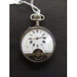 An early 20th century Hebdomas pocket watch,