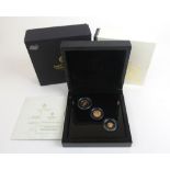 A limited edition East India Company 2021 Queen Elizabeth II gold proof sovereign set comprising of