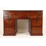 A George III mahogany desk,
