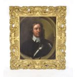 In the 17th Century manner, A head and shoulders portrait of Oliver Cromwell, unsigned,