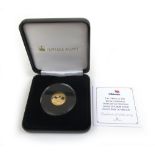 A boxed 2021 Queen Elizabeth II 'The Official Royal National Lifeboat Institution' proof half