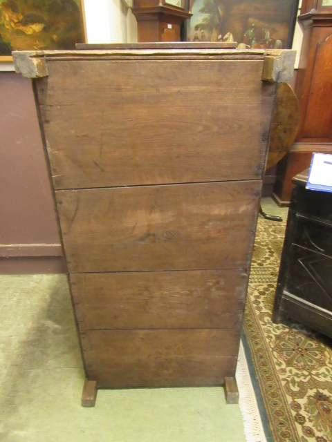 An early 18th century oak coffer, - Image 8 of 10