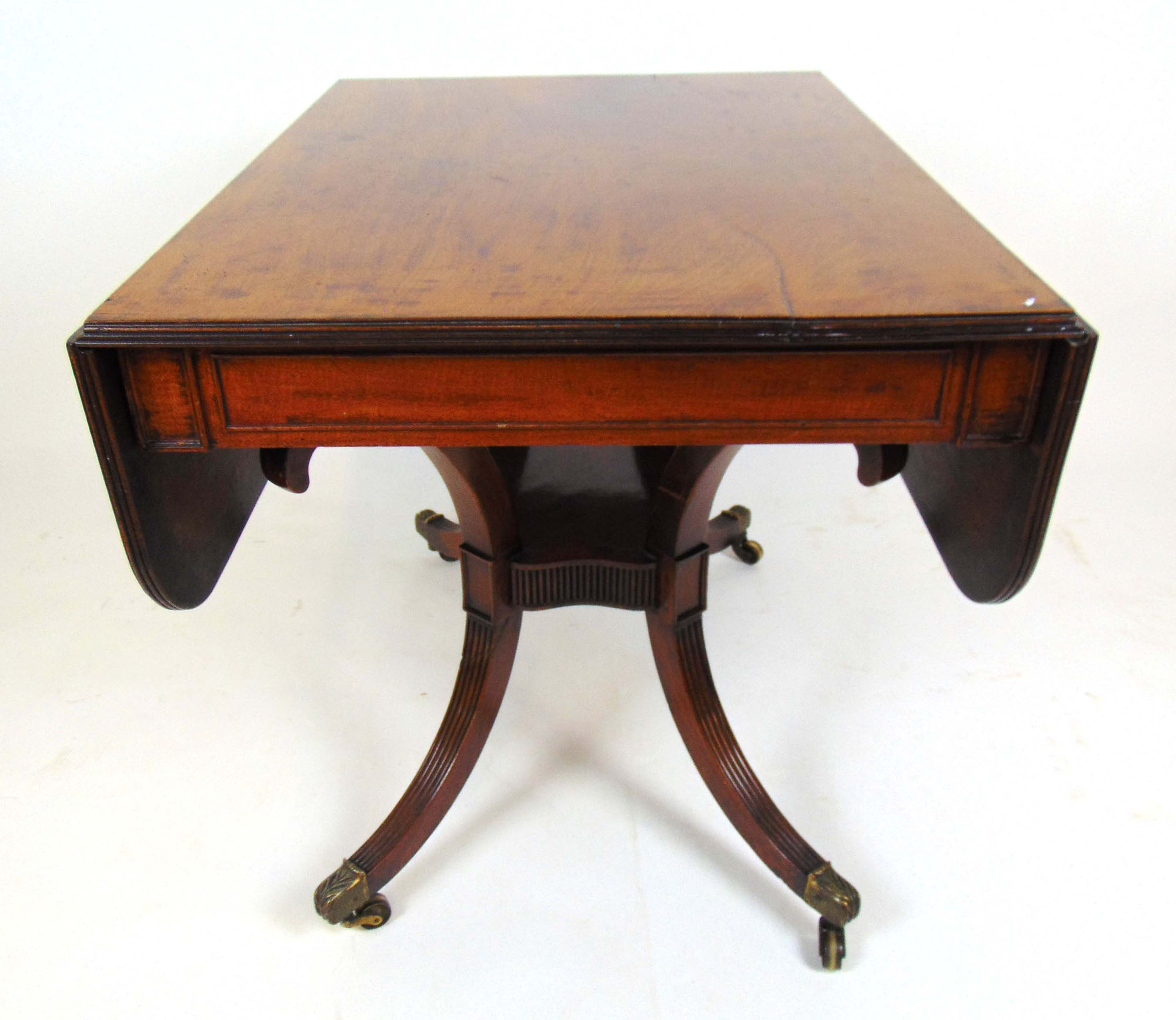 A late 19th century mahogany pembroke table, - Image 3 of 3