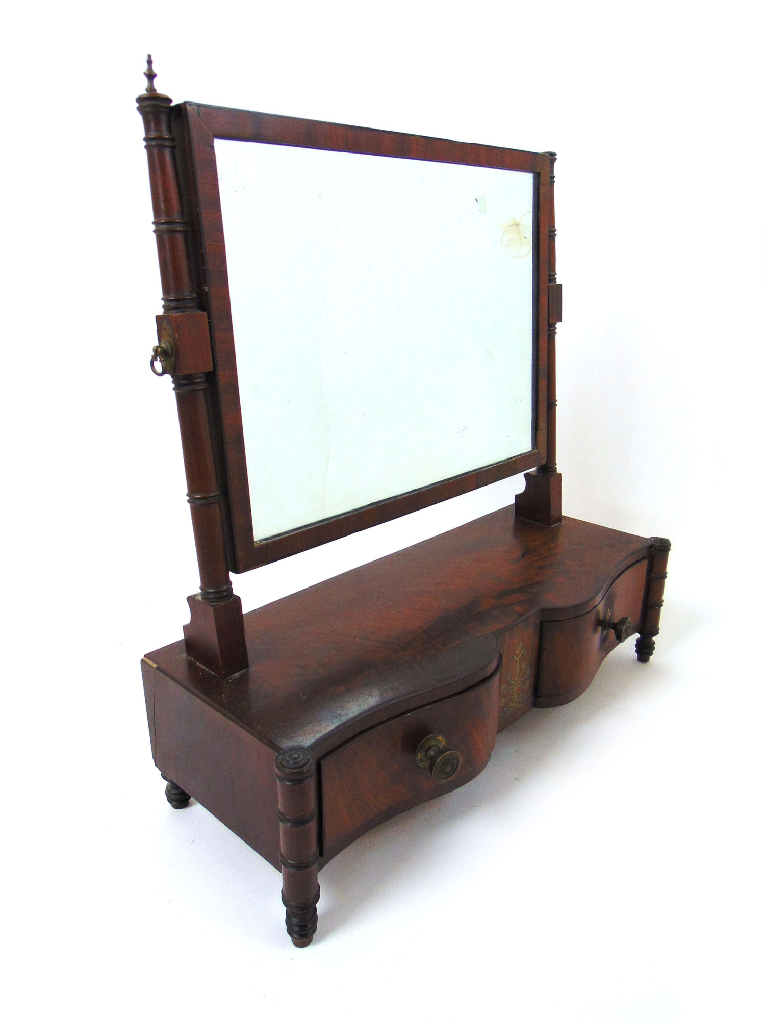 A Regency mahogany toilet mirror, - Image 2 of 2