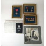 A medal and document group relating to Commander Arthur Cecil I'anson R.D., R.N.