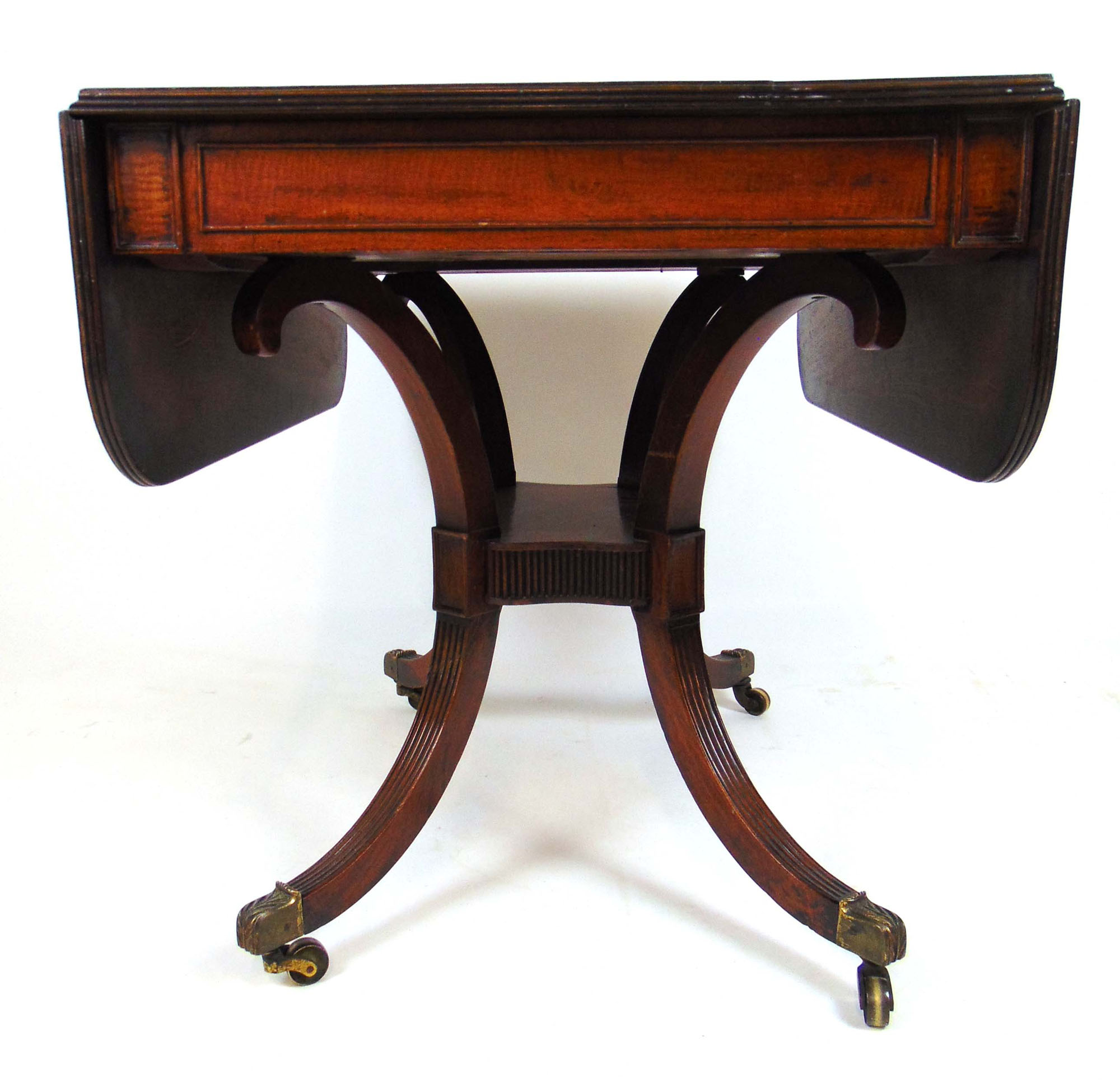 A late 19th century mahogany pembroke table, - Image 2 of 3