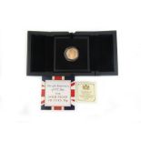 A boxed 2020 75th Anniversary of VE day 'V' gold proof 50p coin