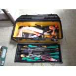 A Marksman tool box with a quantity of tools