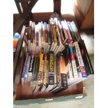 A tray containing a quantity of photography books