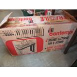 A Bontempi electric organ in box