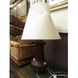 A modern table lamp,