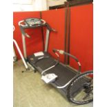 A Bremshey treadmill along with an abtrimmer