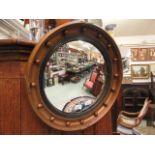 A Regency style convex mirror