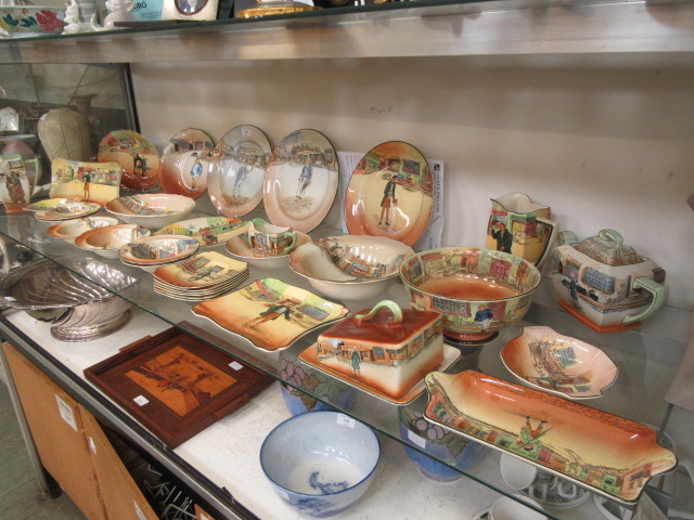 A large selection of Royal Doulton Dickens ware