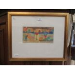 A framed and glazed Paul Clee print