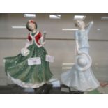 A Royal Doulton figurine 'Christmas Day 2000' HN4242 together with a Royal Doulton figurine Classic