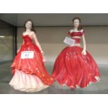 Two Royal Doulton figurines 'English Rose' HN5029 together with 'Special Occasion' HN4100