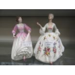 Two Royal Doulton figurines 'Ashley' HN3420 and 'Diana' HN2468