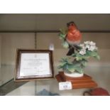 A Royal Worcester model of a chaffinch (A/F)