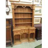 A pine dresser,