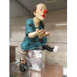 A molded model of a clown