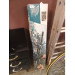 An electric hedge trimmer in box