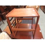 A mid 20th century design teak occasional table