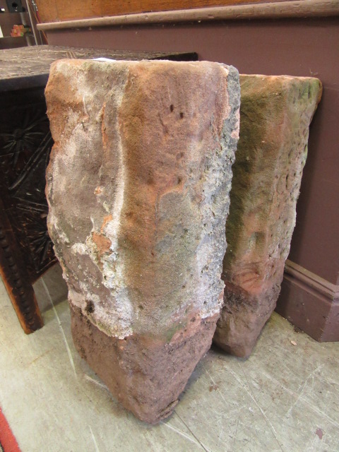 Two sandstone blocks