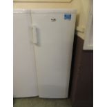 A Beko upright "A+ class" freezer CONDITION REPORT: Outside condition: no apparent