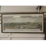 A framed and glazed prospect of the university and town of Cambridge