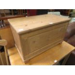 A pine storage box