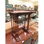 A nest of three reproduction occasional tables