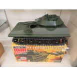 A boxed Action Man Transport Command Scorpion Tank