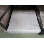Two off white quilted bed throws measuring 200cmx200cm,