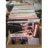 A tray of assorted LPs to include Blondie,