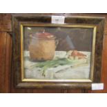 A framed and glazed oil of still life signed Max Pellerin