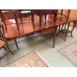 A Victorian mahogany drop-leaf table