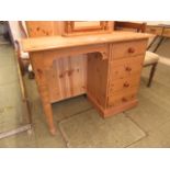 A modern pine dressing table