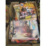 A tray of children's comics to include Dr Who, Star Wars etc.