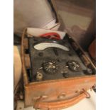 An early 20th century AVO electrical test meter