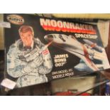 A boxed Airfix 'James Bond Moonraker Spaceship' model