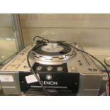 A Denon turntable