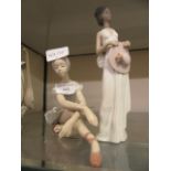 Two Lladro figurines one of ballerina,